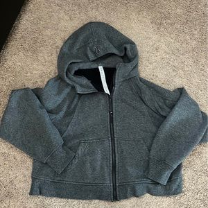 Lululemon oversized crop scuba hoodie